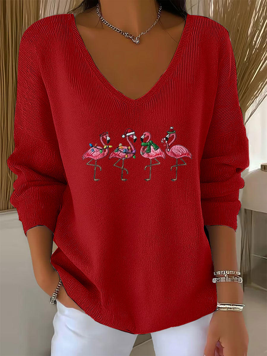 Women's Christmas Print Casual Top