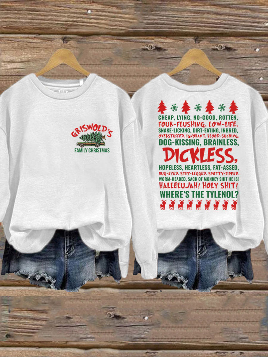 Women's Christmas Print Casual Sweatshirt