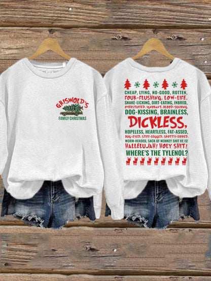 Women's Christmas Print Casual Sweatshirt