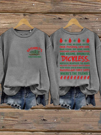 Women's Christmas Print Casual Sweatshirt