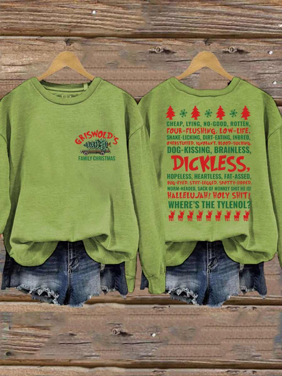 Women's Christmas Print Casual Sweatshirt