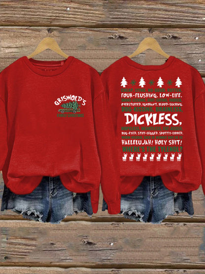Women's Christmas Print Casual Sweatshirt