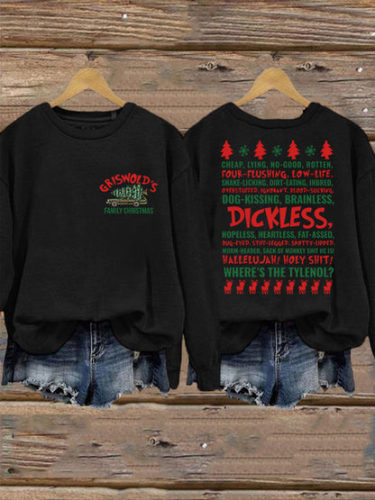 Women's Christmas Print Casual Sweatshirt