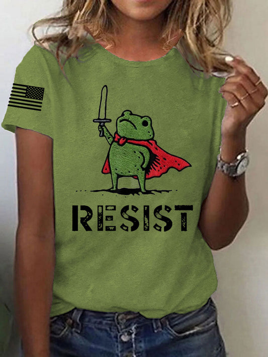 Women's Resist Frog Short-sleeved T-shirt