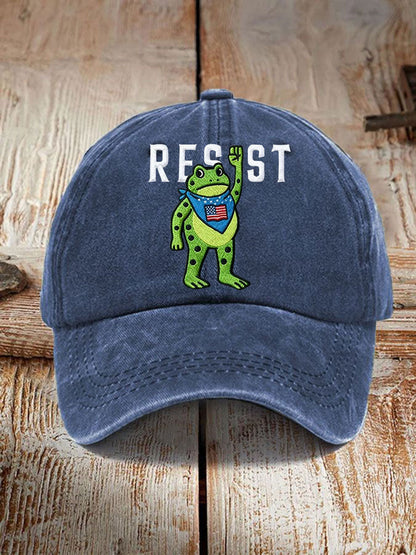 Unisex Portland Frog Resist Print Hat