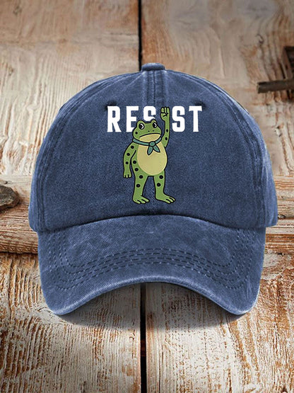 Unisex Portland Frog Print Hat