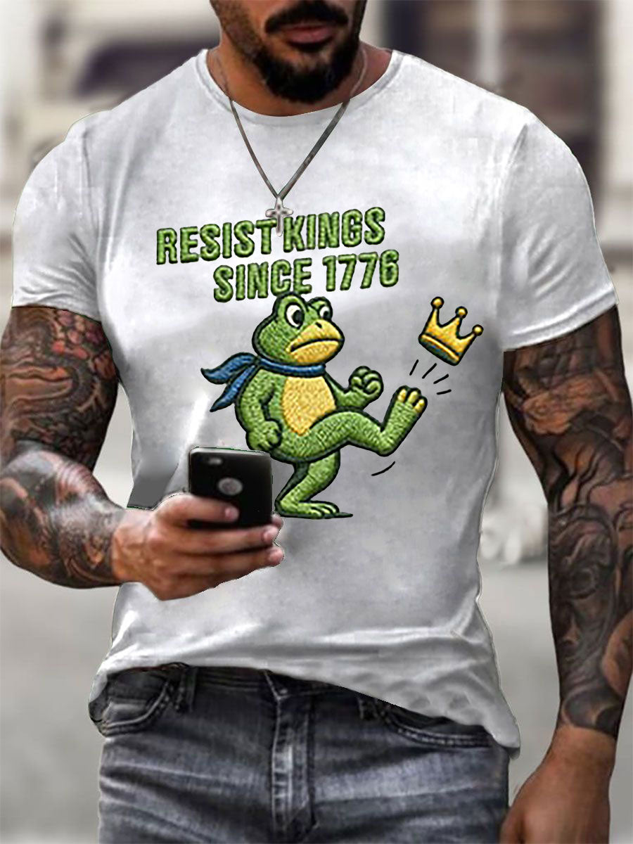 Men's Resist Kings Since 1776 Short-sleeved T-shirt