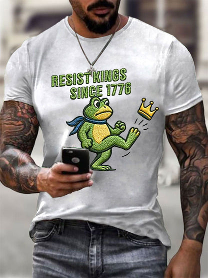 Men's Resist Kings Since 1776 Short-sleeved T-shirt