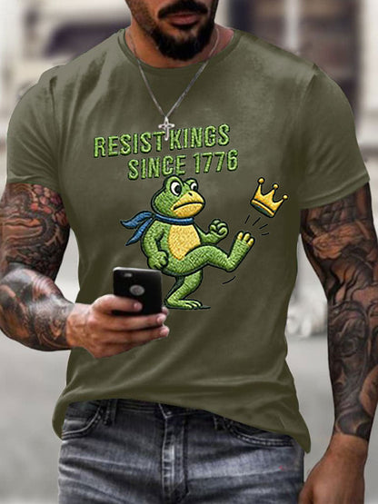 Men's Resist Kings Since 1776 Short-sleeved T-shirt