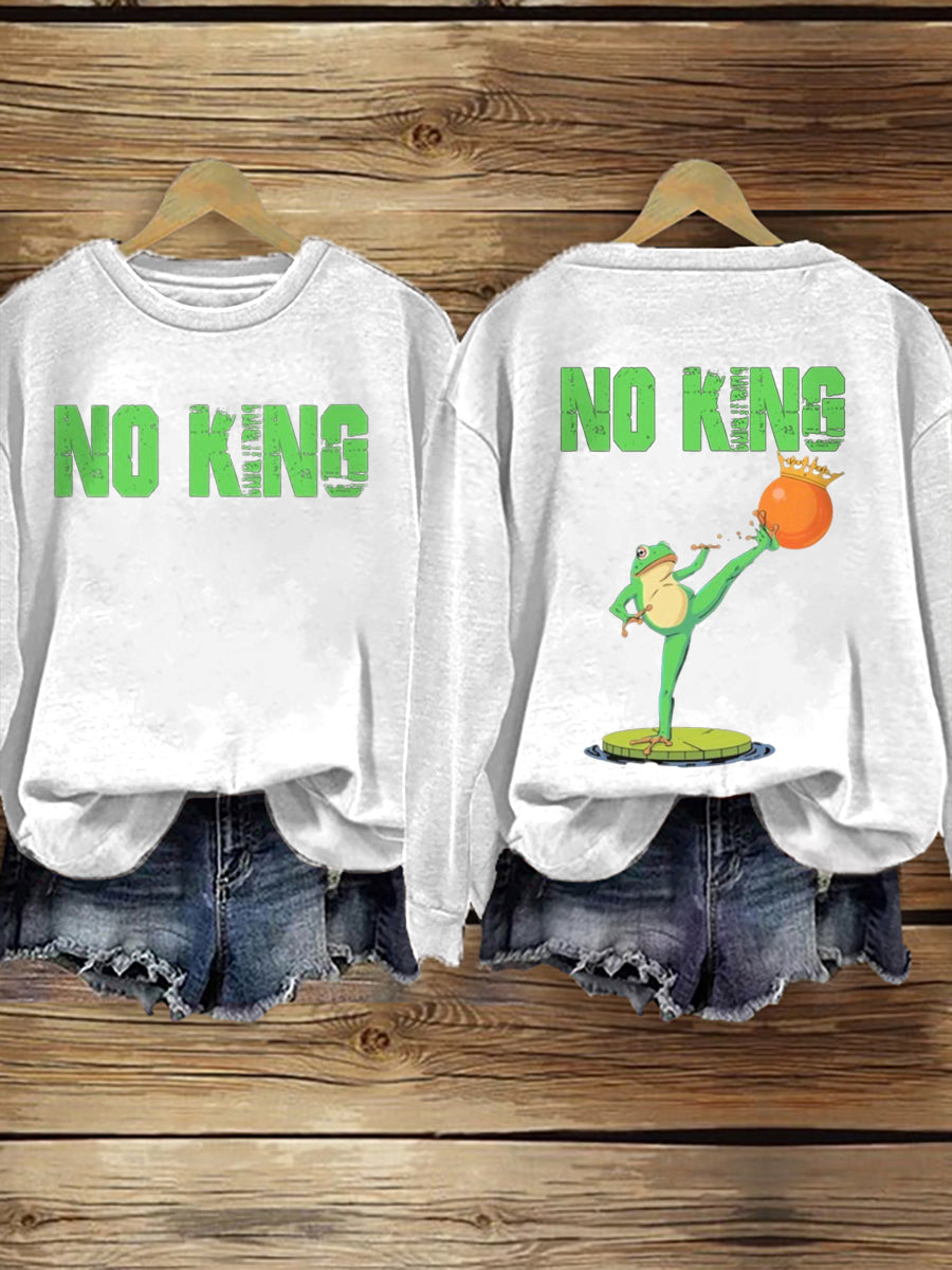 Women's FDT Polish Frog Print Sweatshirt