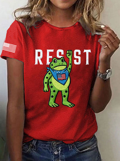Women's Portland Frog Resist Short Sleeve T-Shirt