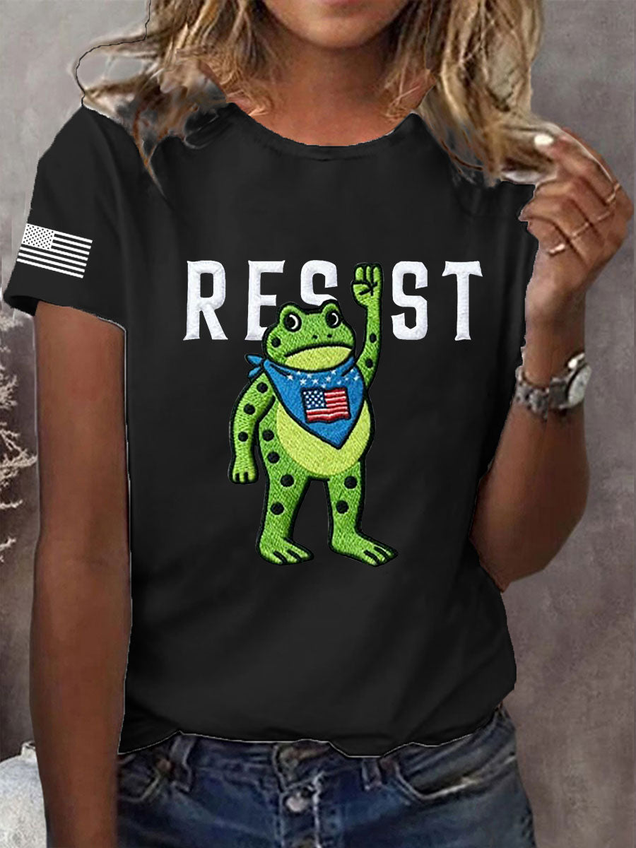 Women's Portland Frog Resist Short Sleeve T-Shirt