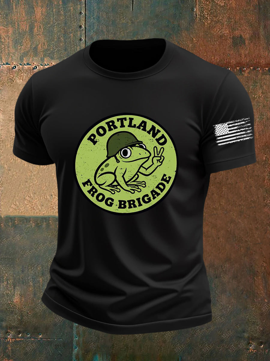 Men's Portland Frog Brigade Printed T-shirt