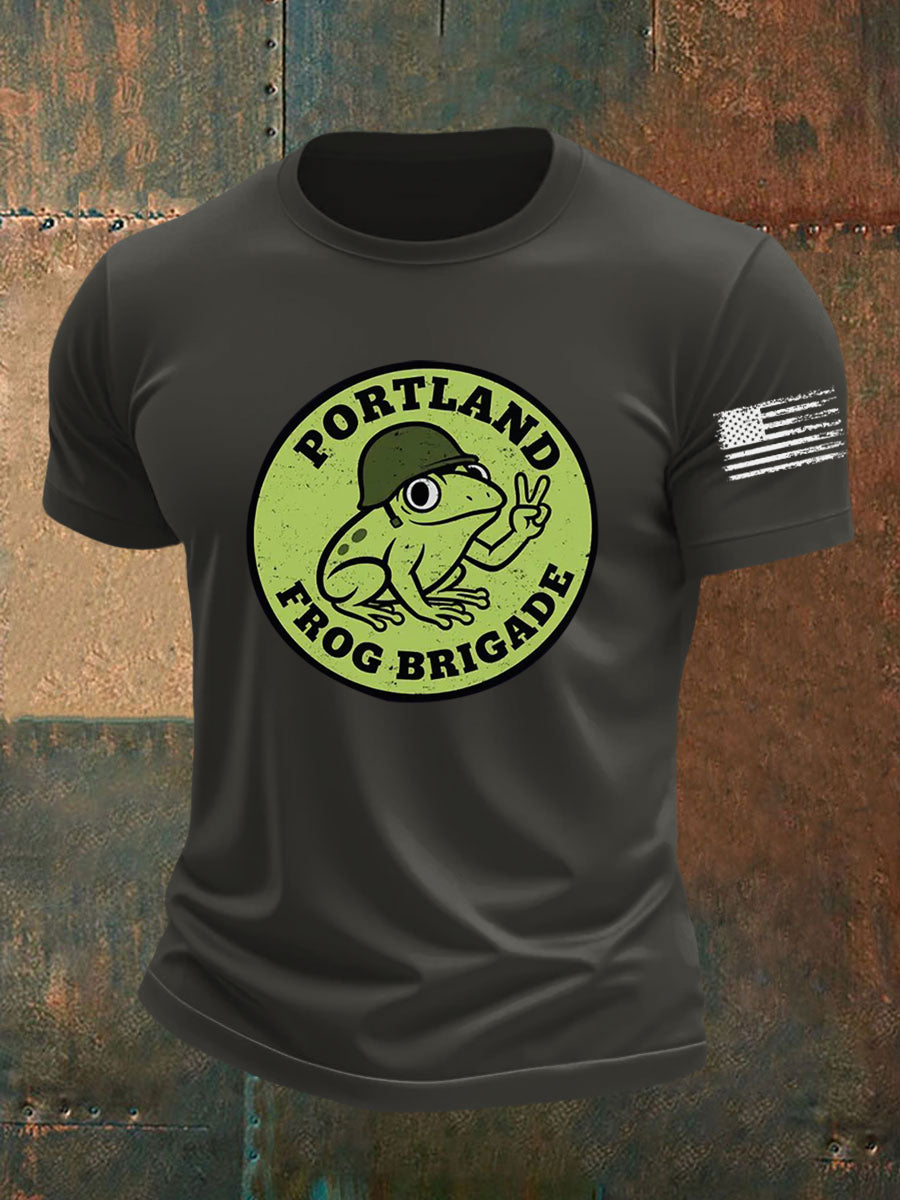 Men's Portland Frog Brigade Printed T-shirt