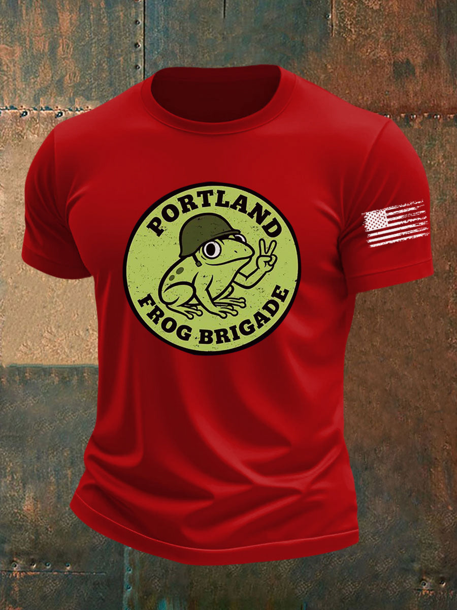 Men's Portland Frog Brigade Printed T-shirt