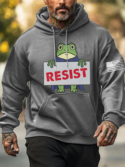 Men's Frog Resist Printed Hoodie