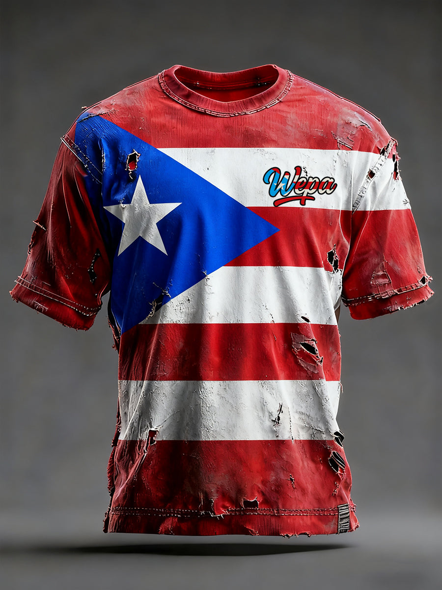 Men's Puerto Rican Singer Printed T-Shirt