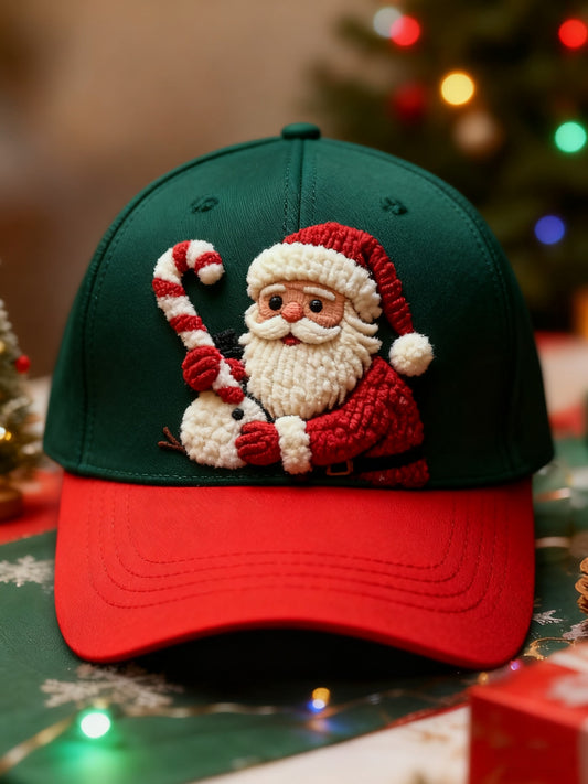 Retro Christmas Santa  Casual Hat