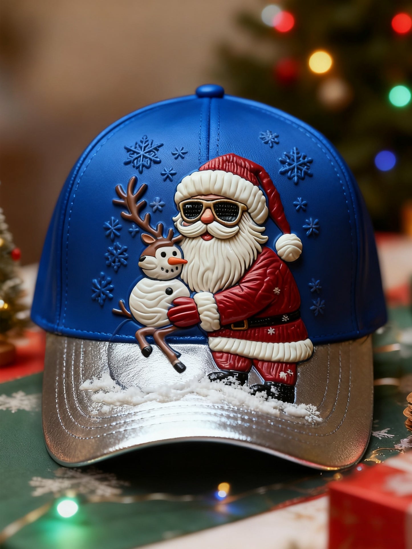 Retro Christmas Santa  Casual Hat