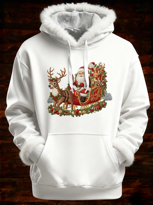 Women's Christmas Long Sleeve Art Print Sweatshirt