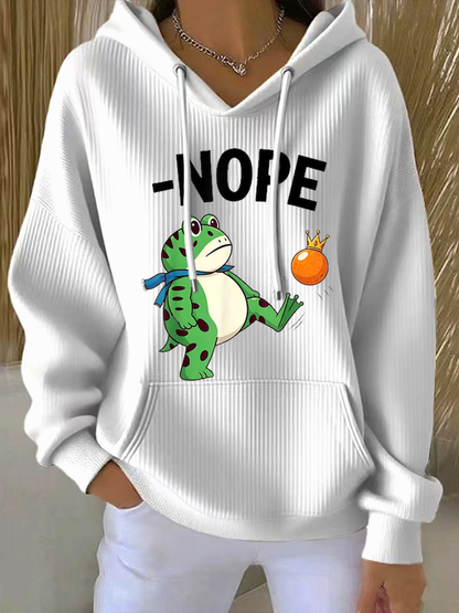 Women's NOPE Printed Hoodie