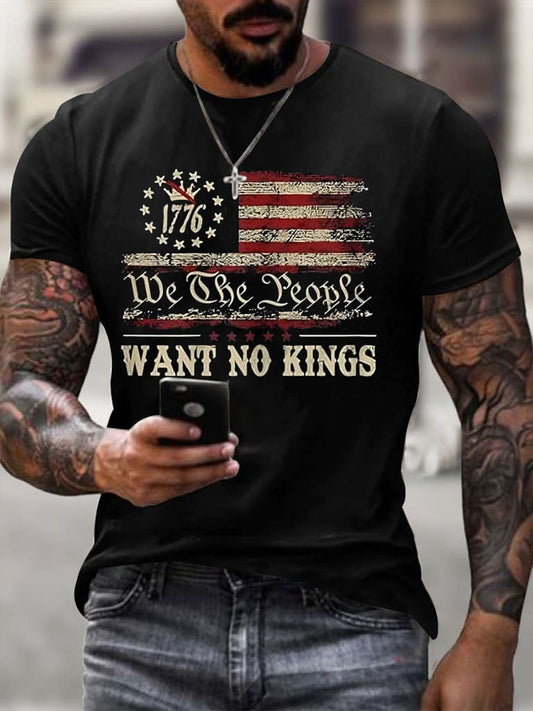 Men's We The People Want No Kings Short-sleeved T-shirt