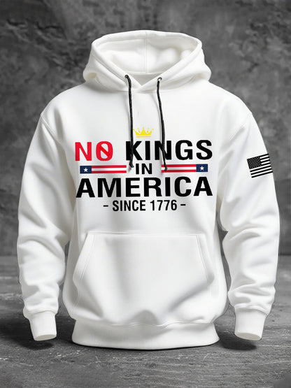Men's 'No Kings in America Since 1776' Hoodies