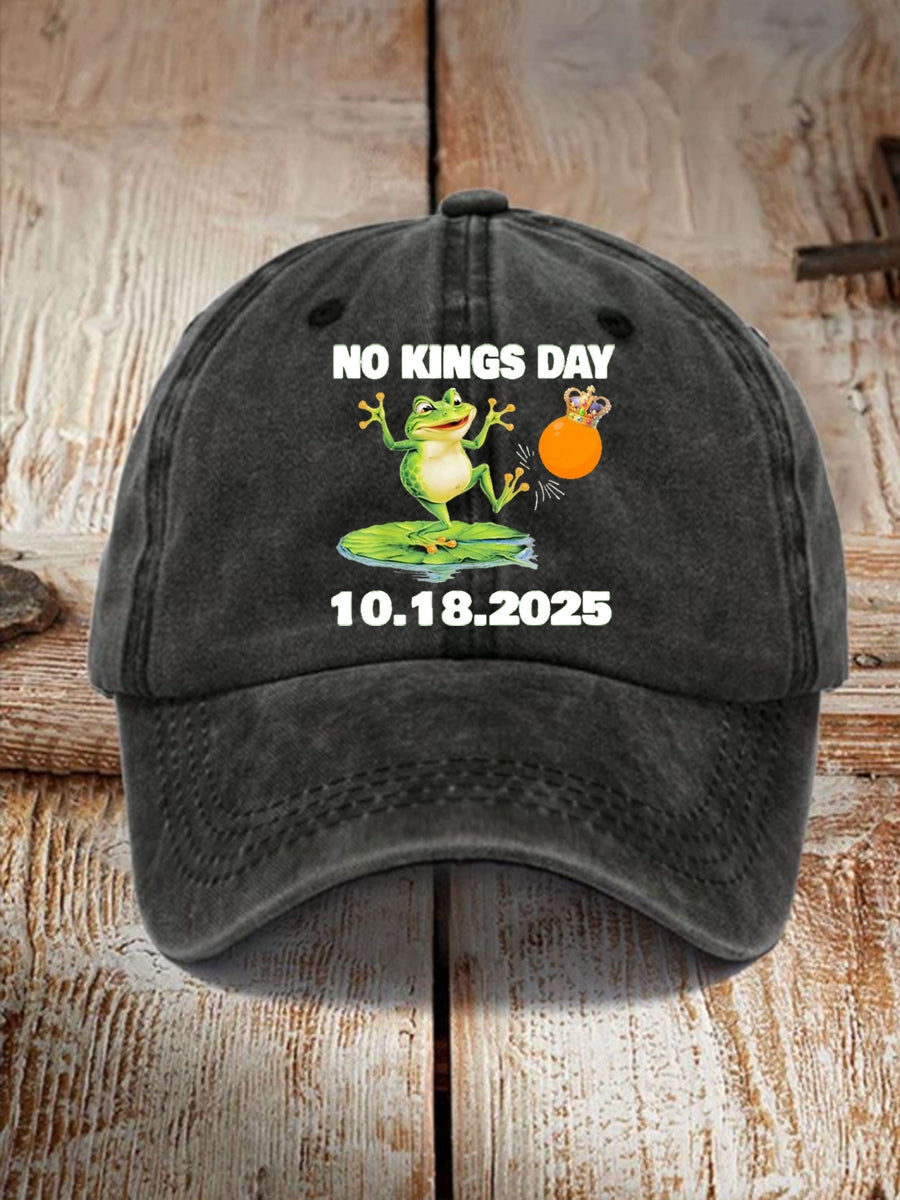 Unisex No Kings Portland Frog Protest 10.18.2025 Hat