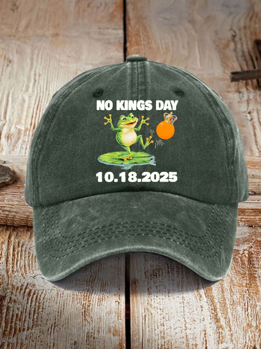Unisex No Kings Portland Frog Protest 10.18.2025 Hat