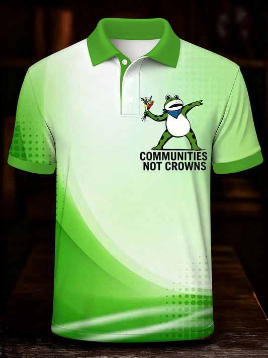 Men's Resist Frog Printed Shirt