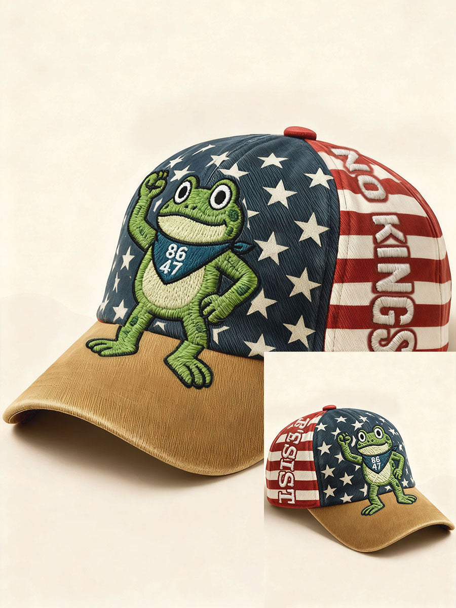 Unisex 8647 FDT Resist Frog Printed Hat