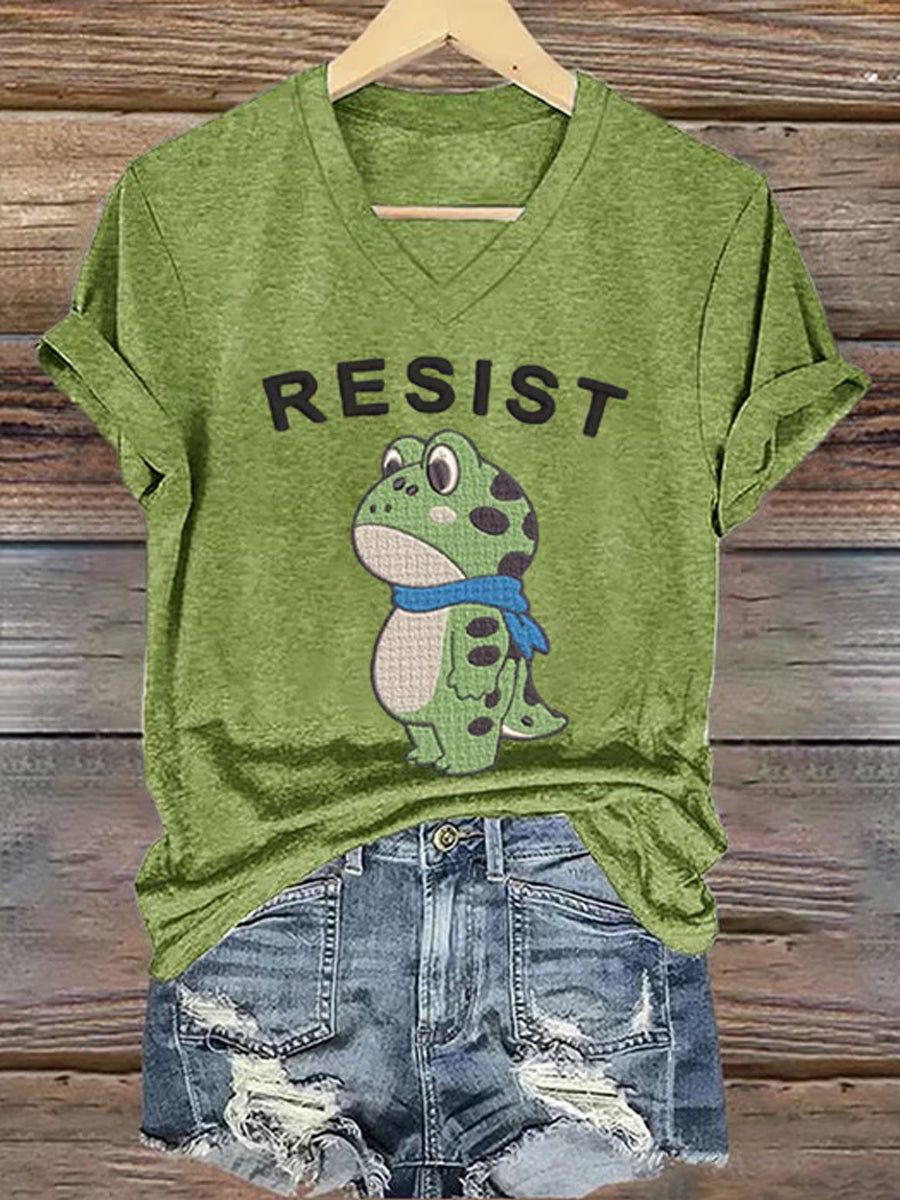 Women's Portland Frog Resist Short Sleeve T-Shirt