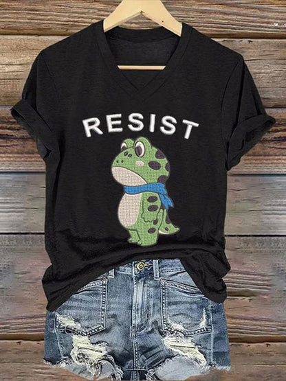 Women's Portland Frog Resist Short Sleeve T-Shirt
