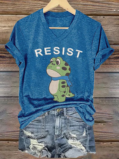 Women's Portland Frog Resist Short Sleeve T-Shirt