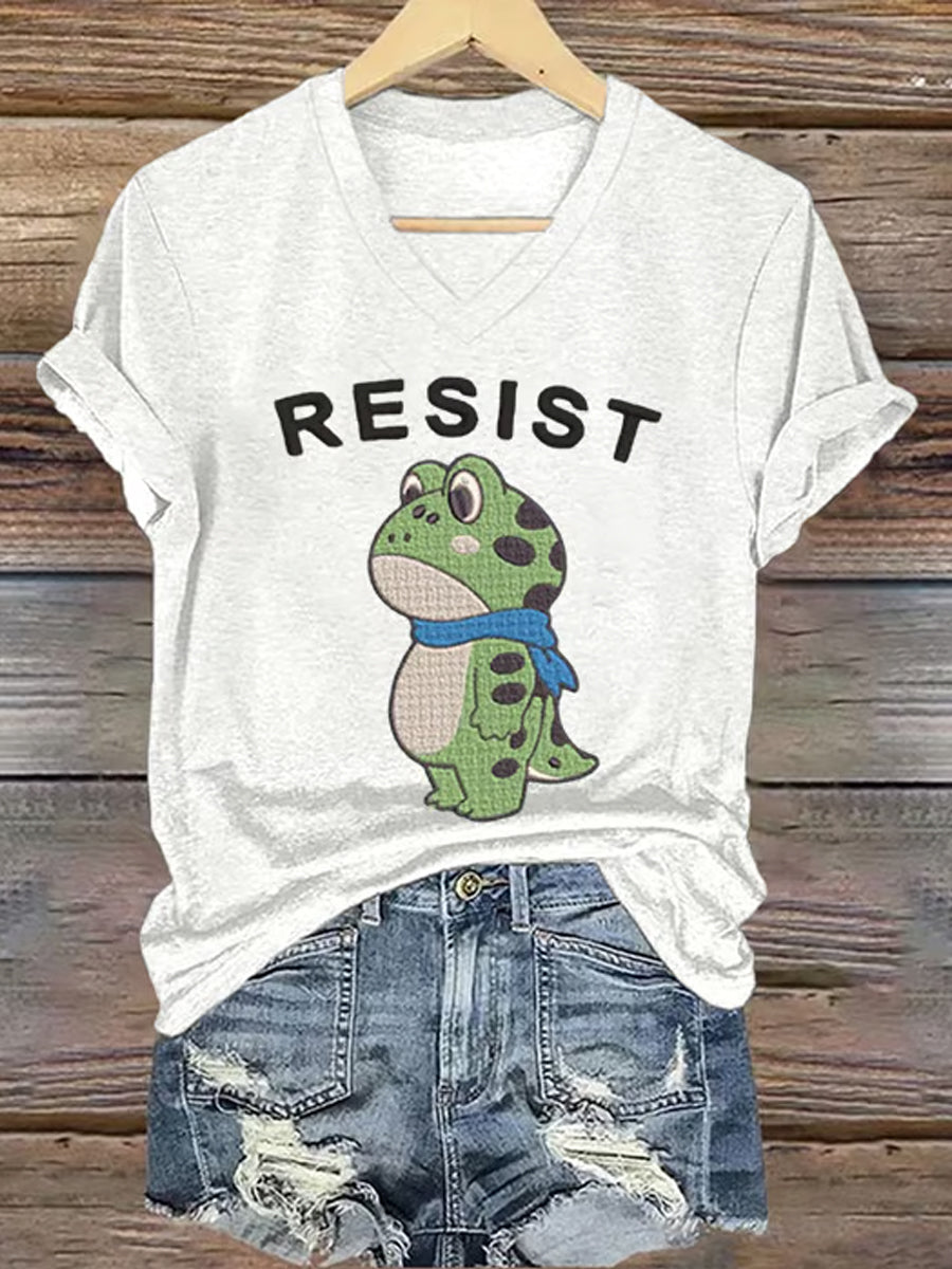 Women's Portland Frog Resist Short Sleeve T-Shirt