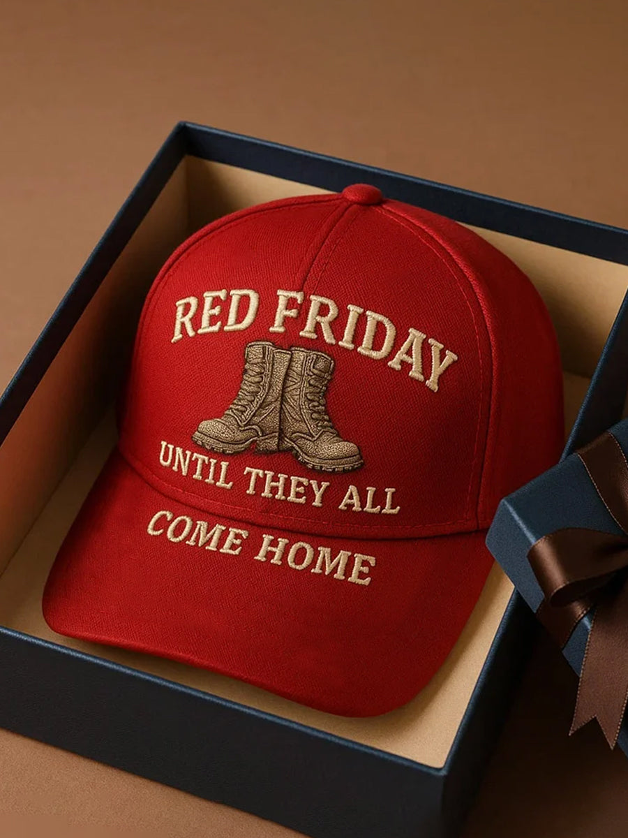 Unisex US Red Friday Printed Casual Hat