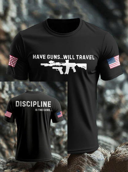 Men's Funny Veteran Retirement Printed T-shirt