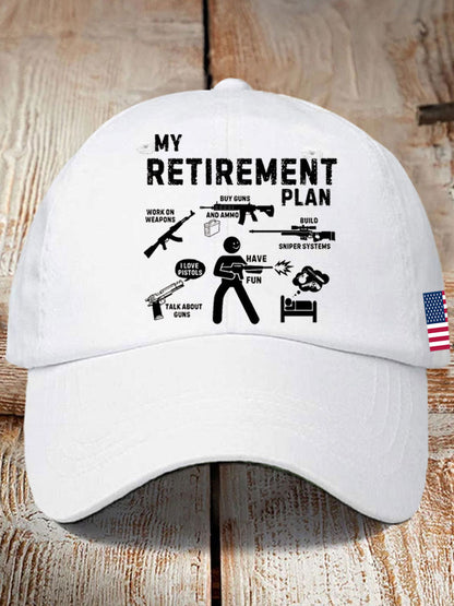 Unisex Funny Veteran Retirement Printed Hat