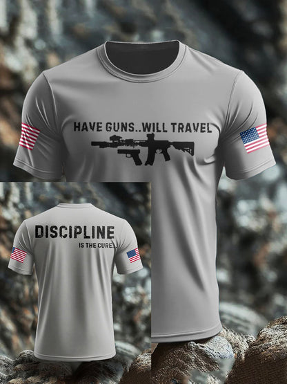 Men's Funny Veteran Retirement Printed T-shirt