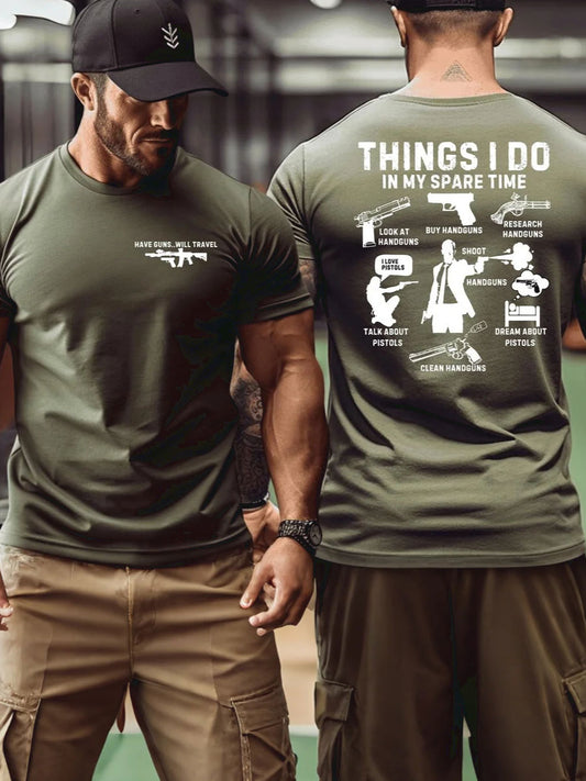 Men's Funny Veteran Retirement Printed T-shirt