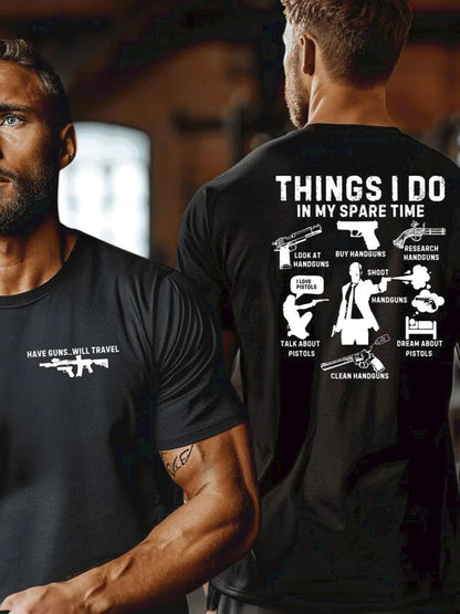 Men's Funny Veteran Retirement Printed T-shirt