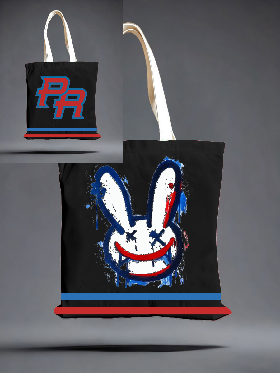Bad Bunny Puerto Rico Printed Handbag