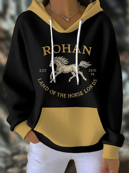 Women's JRR Rings Books Lover Printed Hoodie