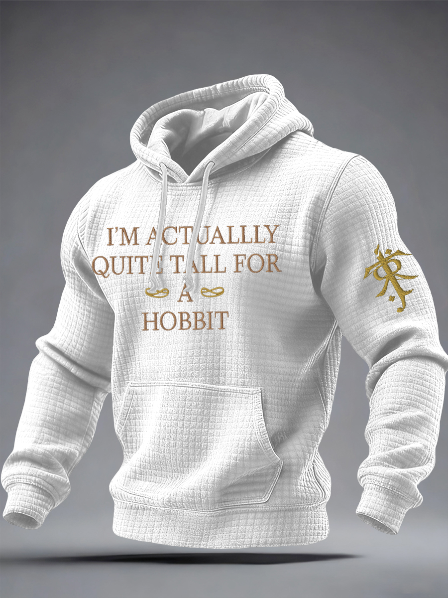 Men's JRR Rings Books Lover Printed Hoodie