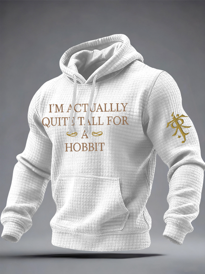 Men's JRR Rings Books Lover Printed Hoodie