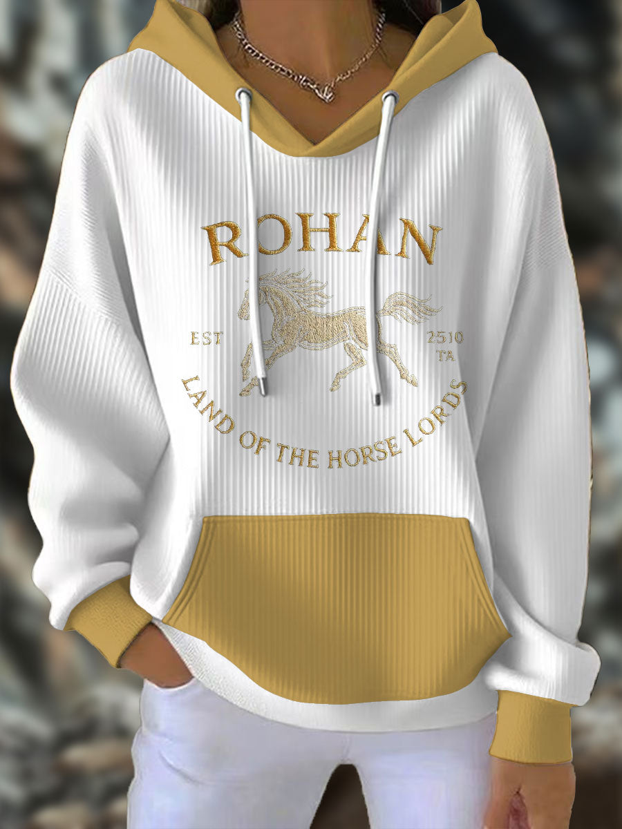 Women's JRR Rings Books Lover Printed Hoodie