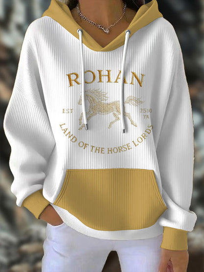 Women's JRR Rings Books Lover Printed Hoodie