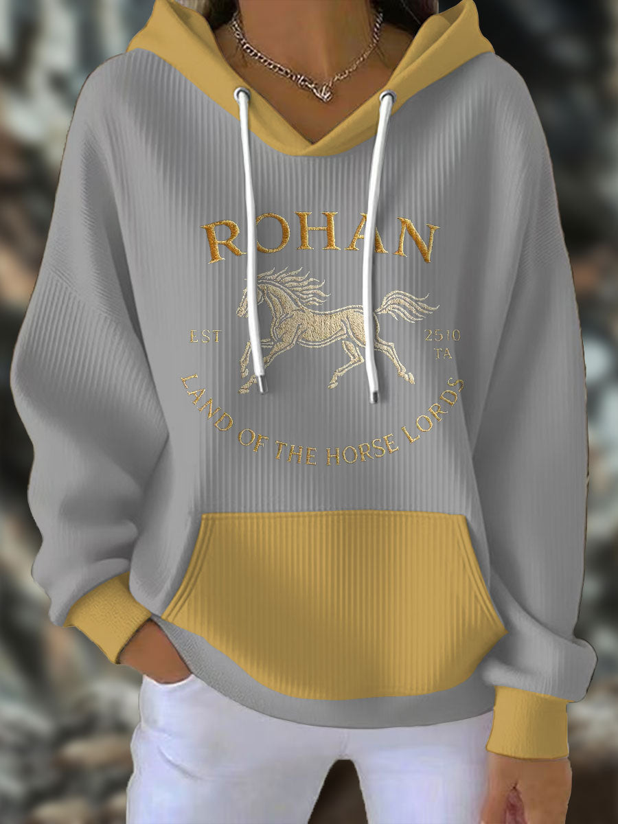 Women's JRR Rings Books Lover Printed Hoodie