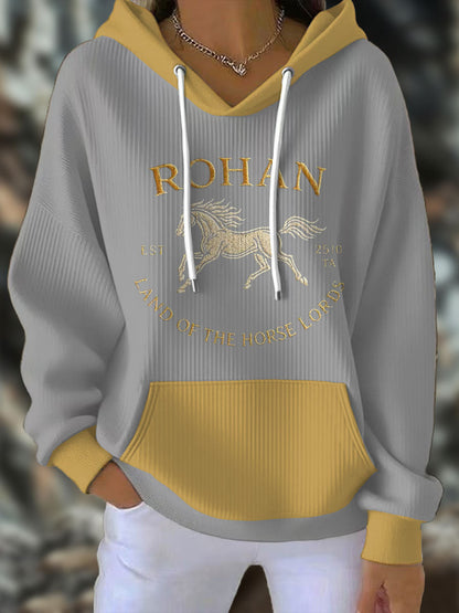 Women's JRR Rings Books Lover Printed Hoodie