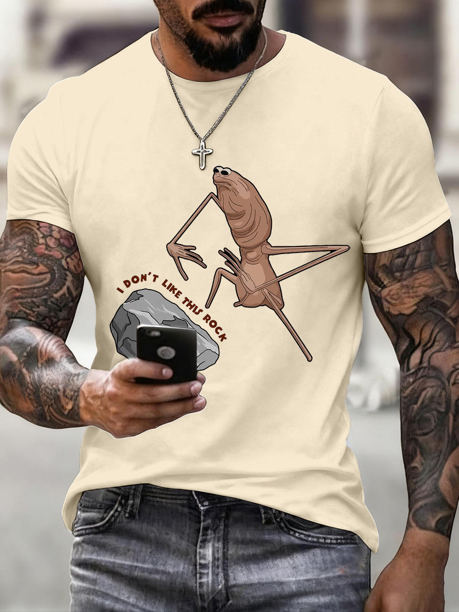 Men's I Don't Like This Rock Print T-Shirt
